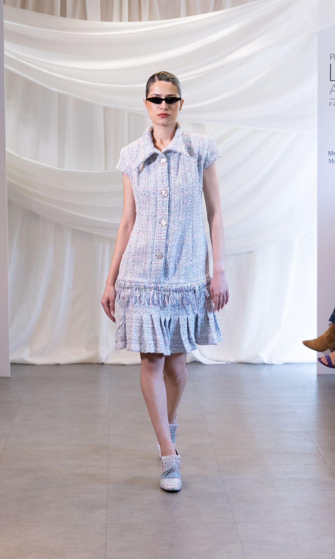 Designers Pamela and Fernando Acosta, Paulina Luna, and Anielka Monge headlined a high-glamour showcase in the heart of the Spanish capital’s Golden Mile.