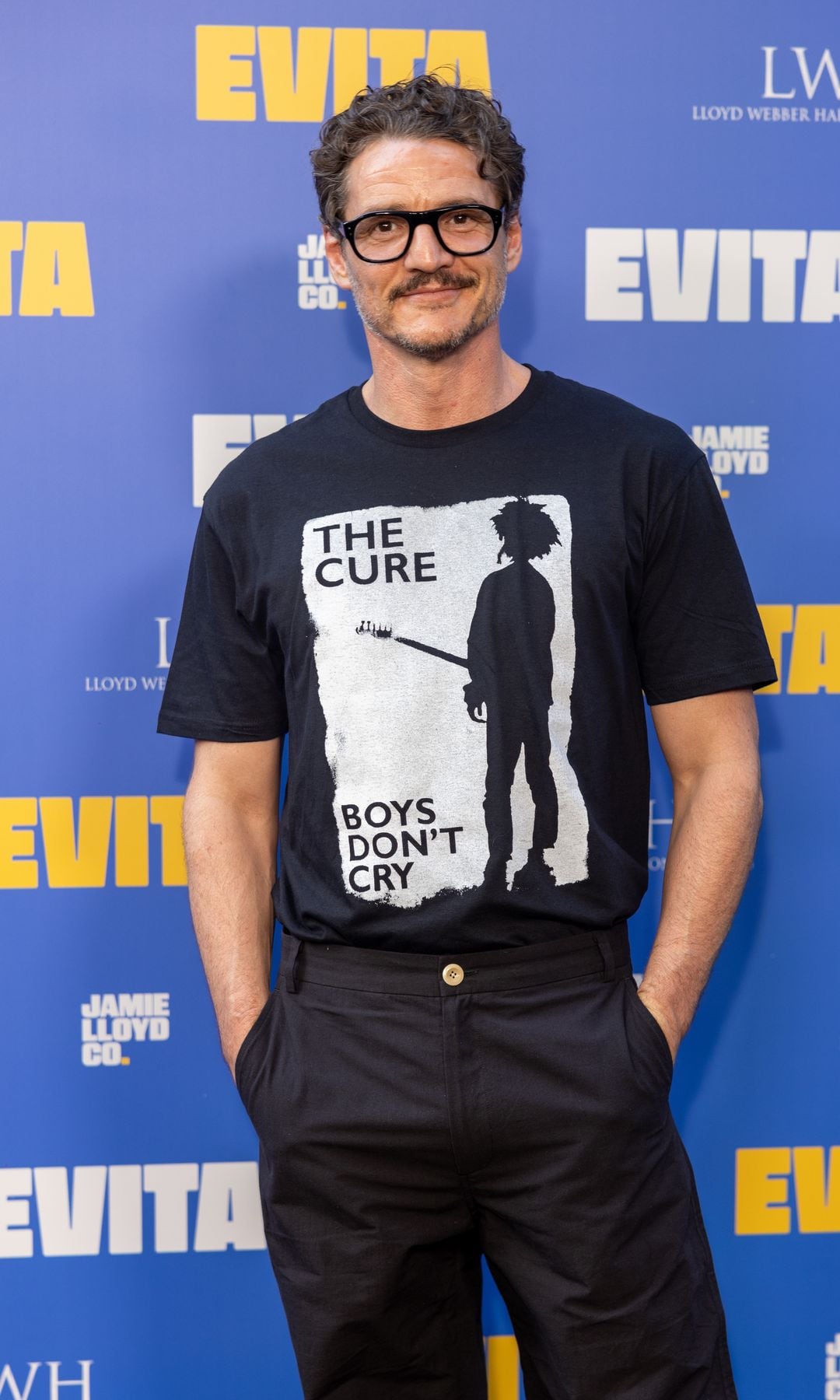 Pedro Pascal on opening night of 'Evita'