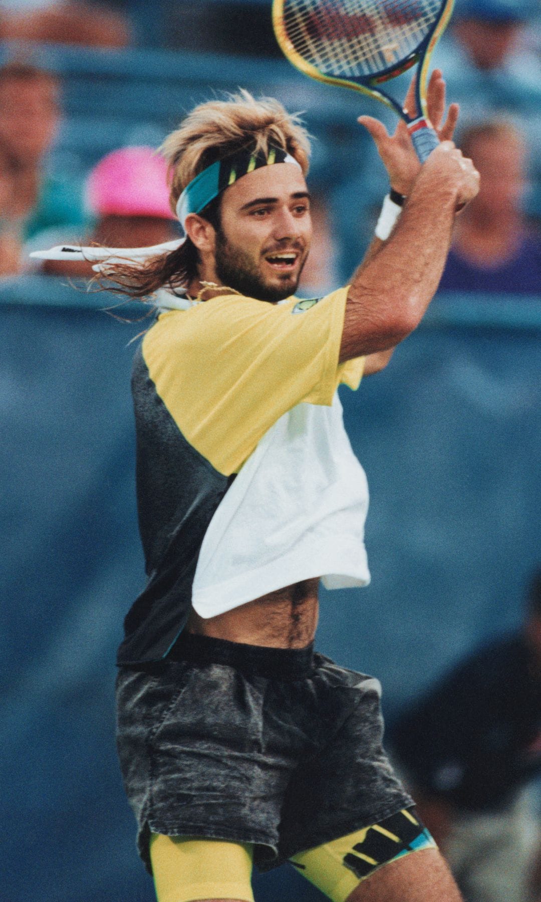 Andre Agassi was known for his colorful looks