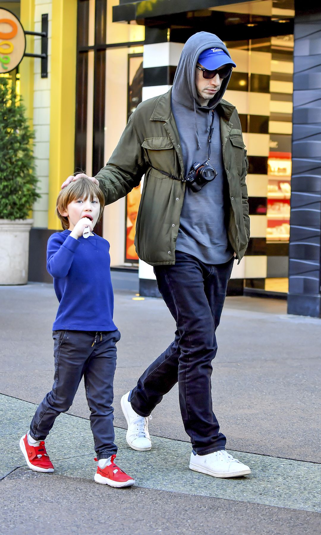 Adam Driver's son makes incredibly rare public appearance at New York Mets game