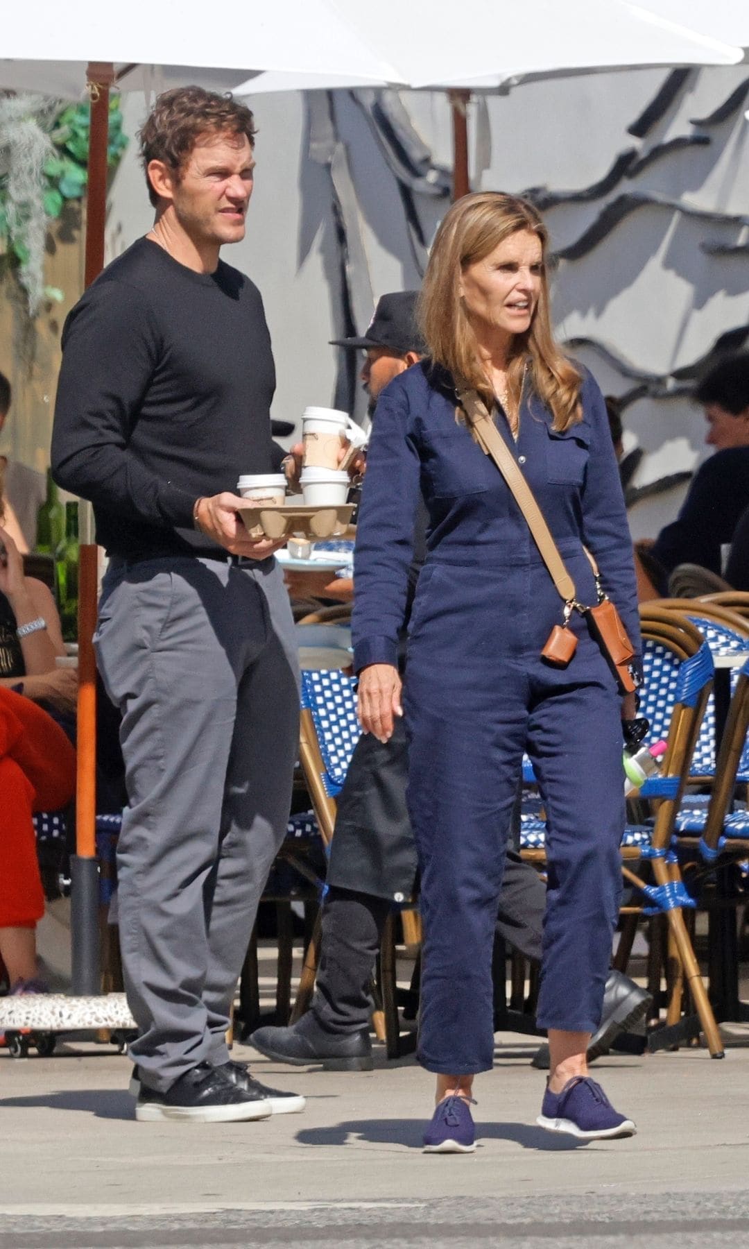 The family was spotted grabbing some lunch and coffee in Santa Monica