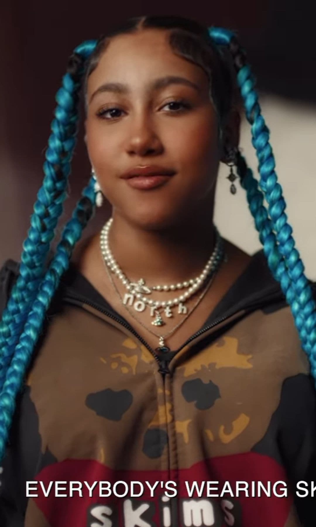 North West is the star of SKIMS' new holiday ad