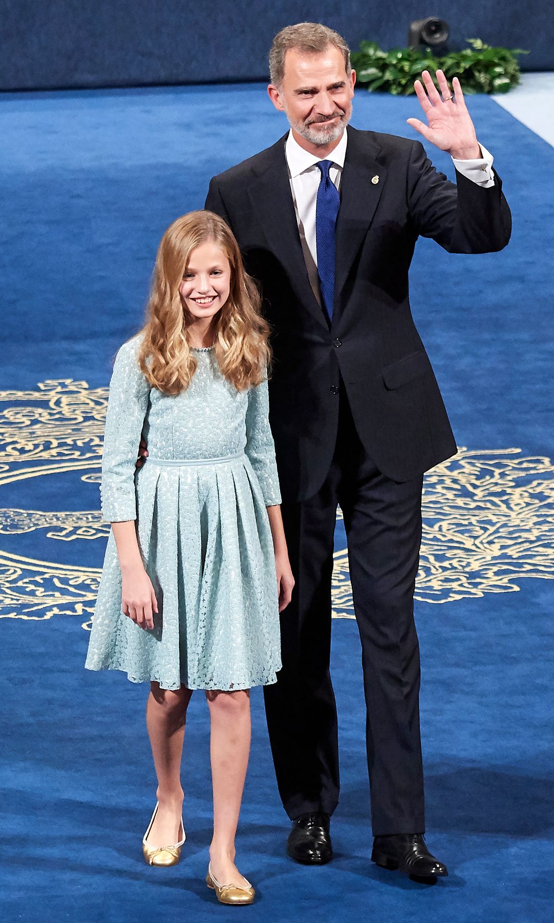 Princess Leonor and King Felipe VI at the Princesa de Asturias Awards 2019 ceremony