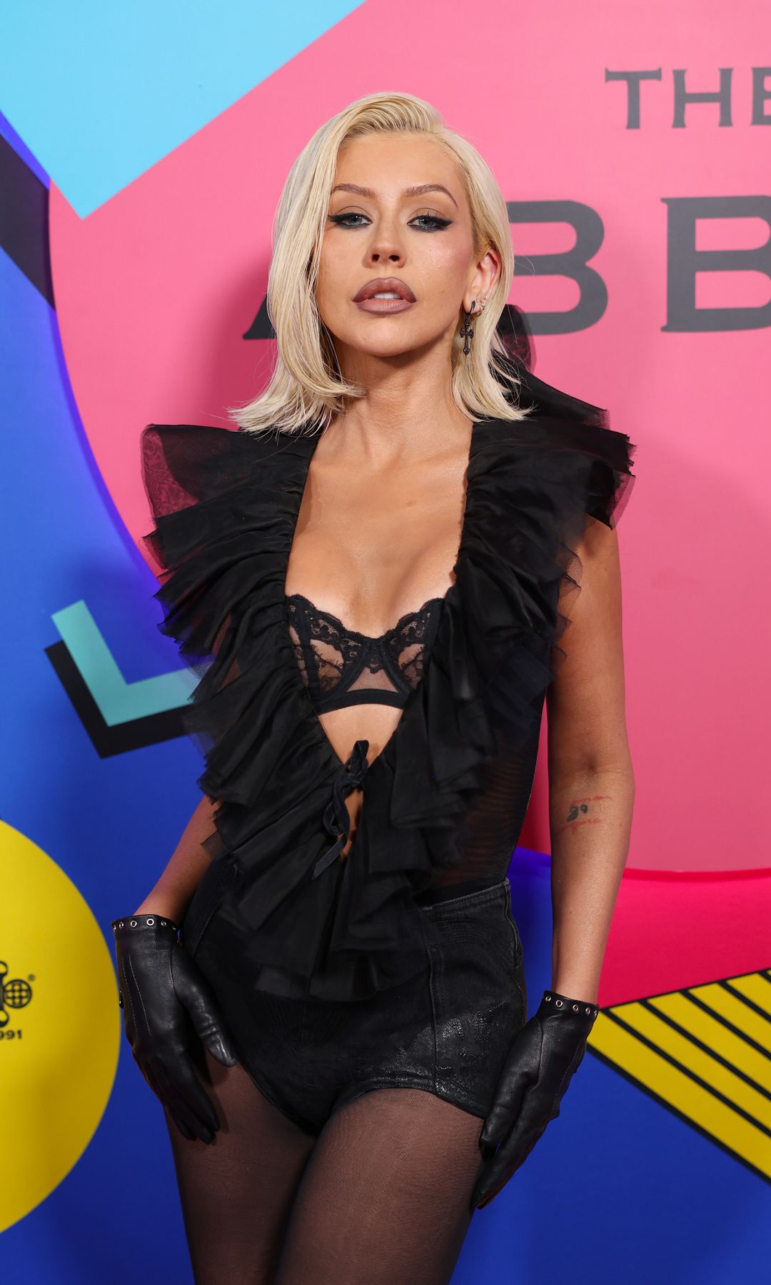 Christina Aguilera stuns in semi-sheer gown looking as elegant as ever