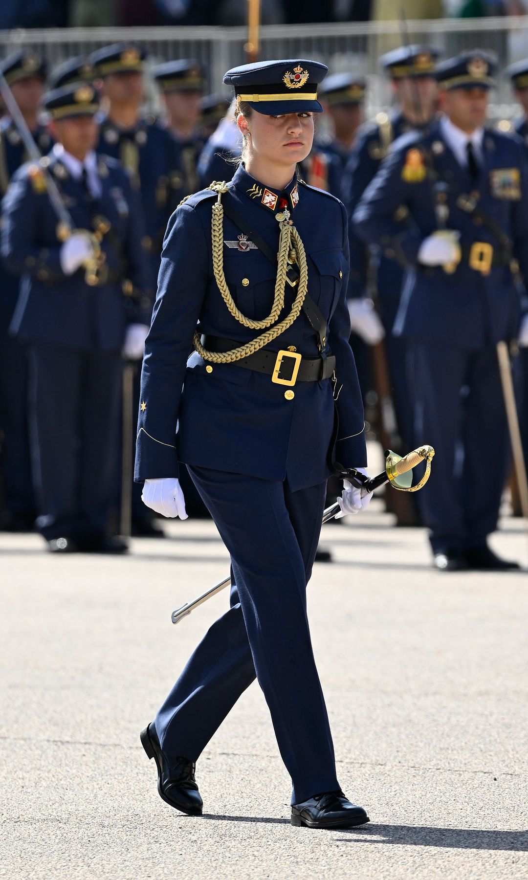 A commissioner summed up Leonor's years in the academy: exemplary