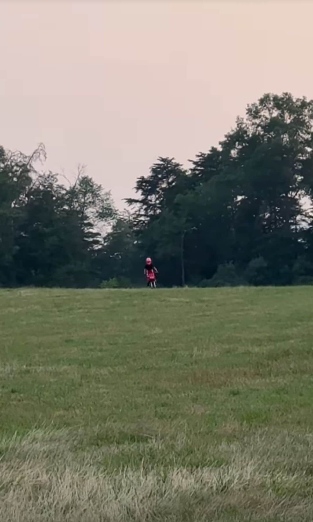 Ivanka shared a video of Joseph taking his bike out for a spin