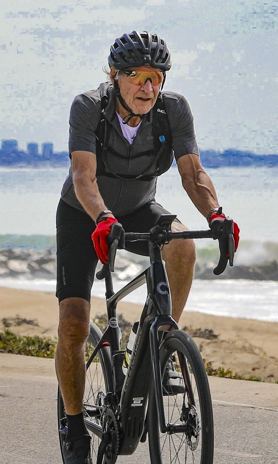 Ford has been practicing cycling for a long time, often sharing how much he enjoys it