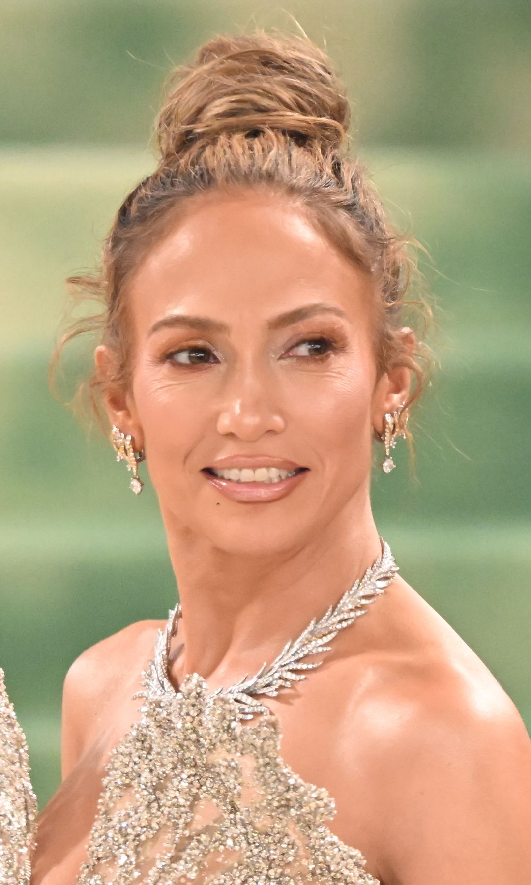 Jennifer Lopez wears blazer minidress and sheer heels after skipping the 2026 Met Gala