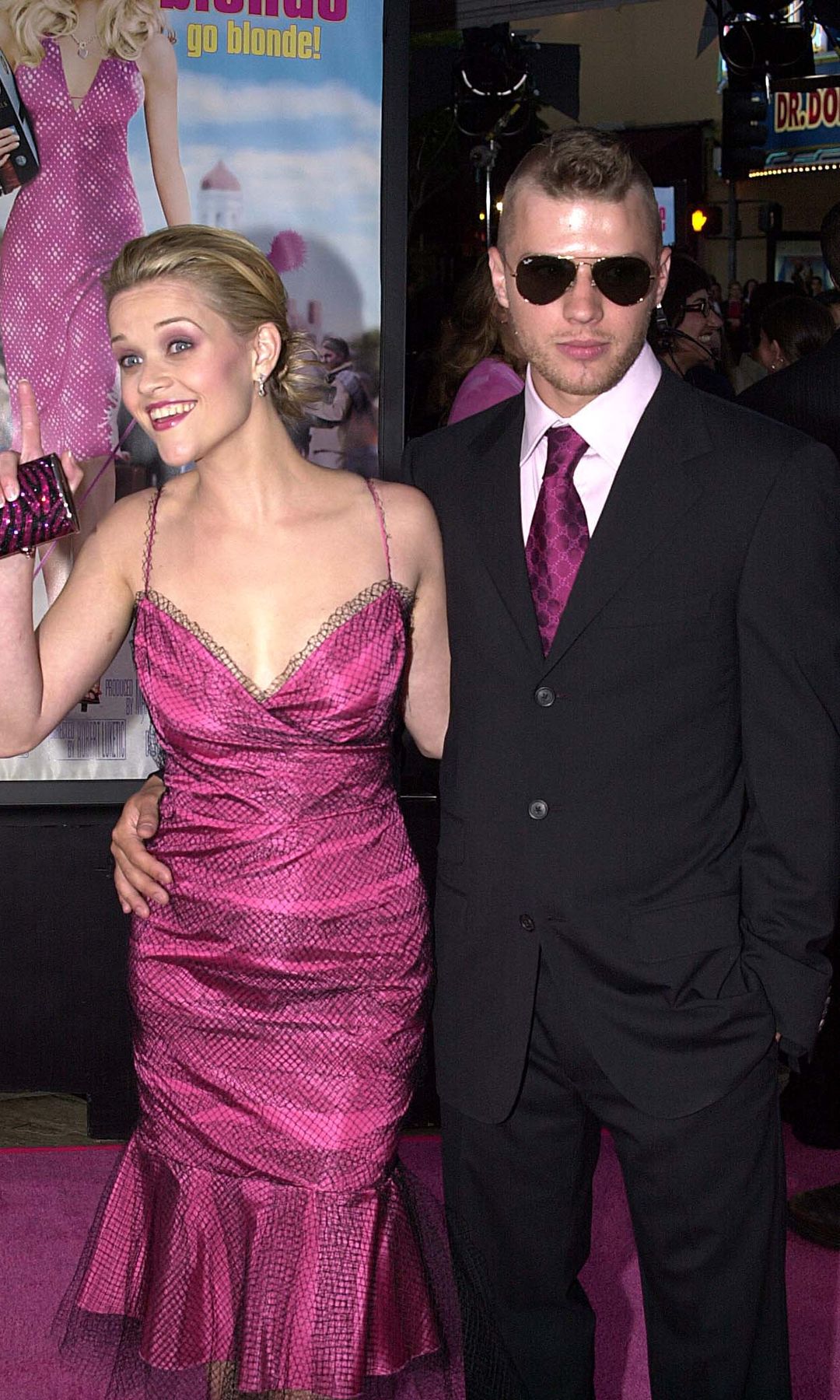 Reese Witherspoon and Ryan Phillippe at the premiere of 'Legally Blonde'