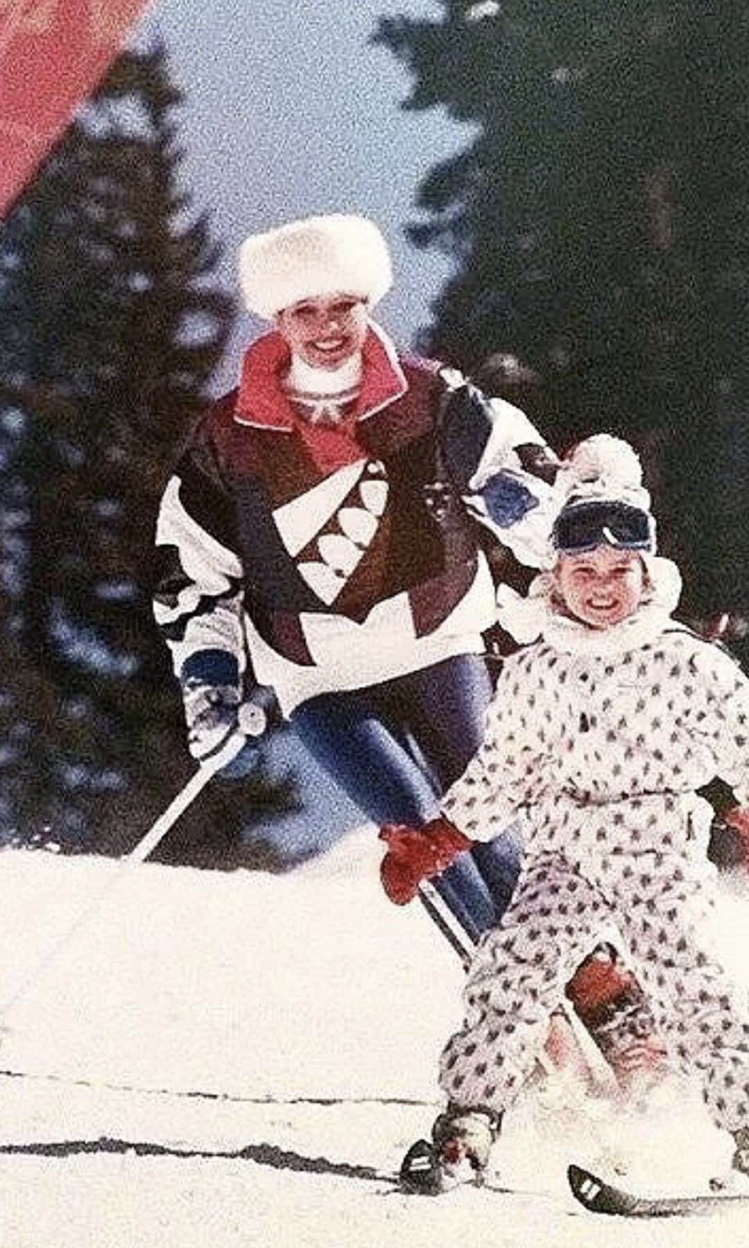 Ivana was a great skier and athlete