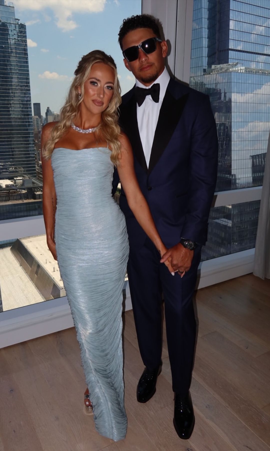 Patrick and Brittany Mahomes head to Taylor Swift and Travis Kelce's wedding