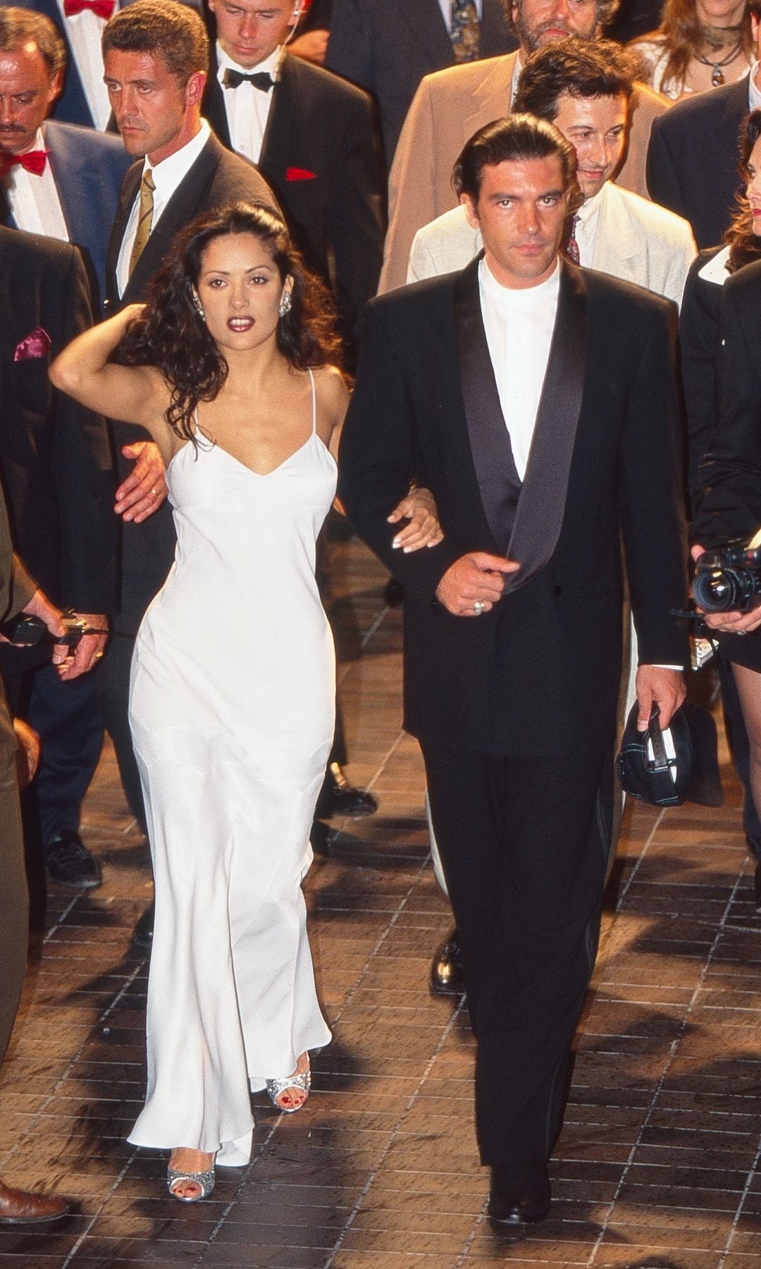 The pair at the 1995 Cannes Premiere of 'Desperado'