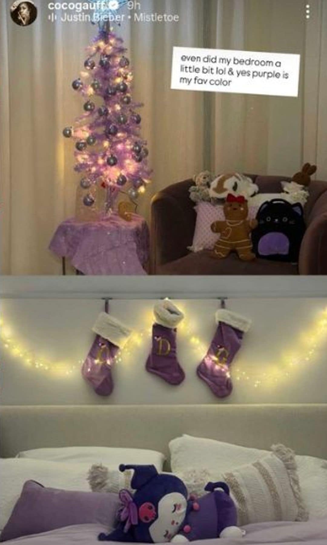 Coco Gauff’s first Christmas as a homeowner is pure holiday magic
