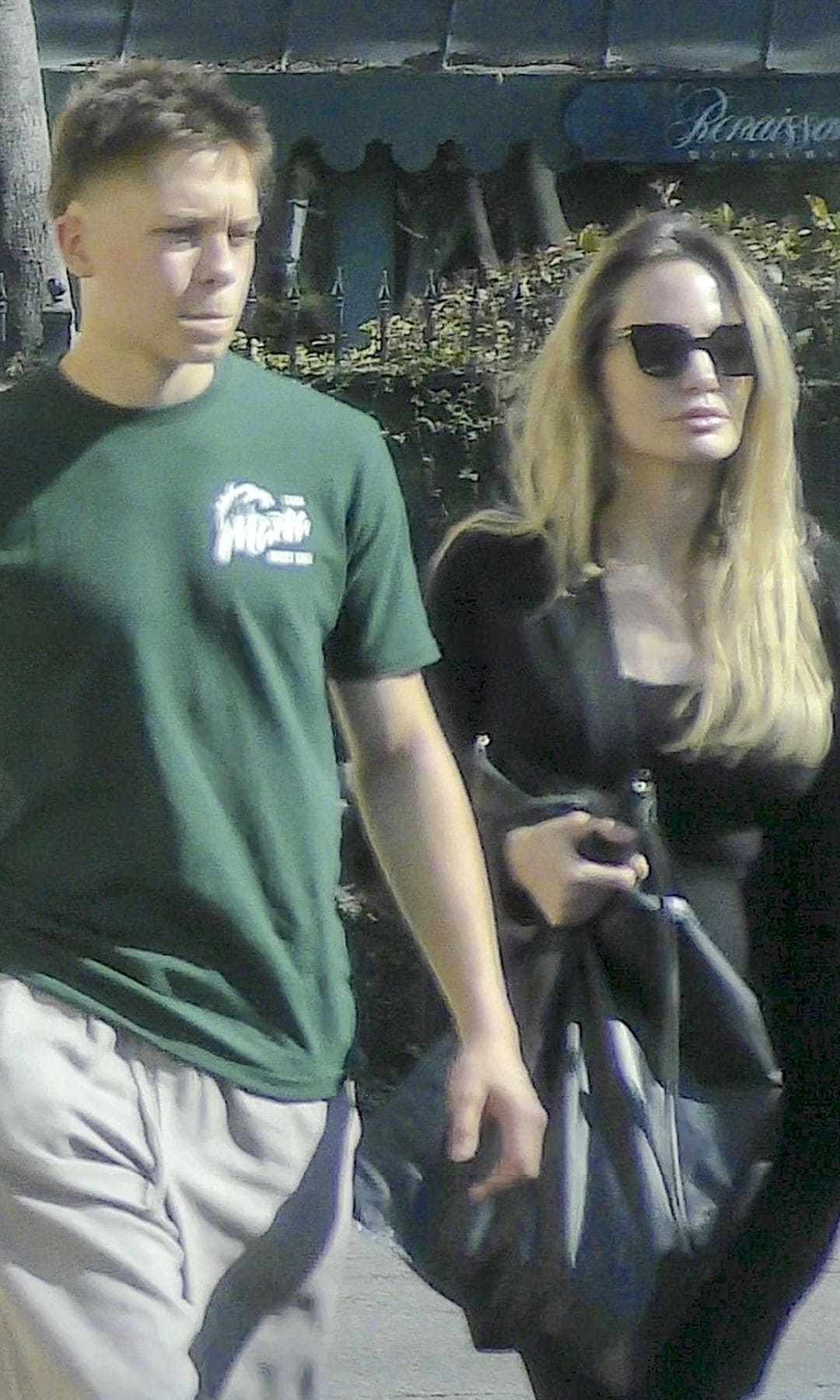 Knox and Angelina Jolie were spotted together over his birthday weekend