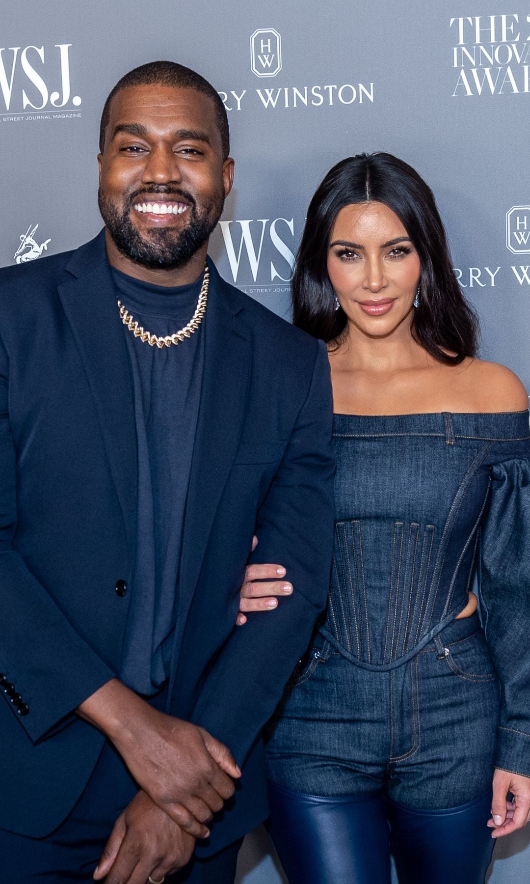 Kanye West and Kim Kardashian at the 2019 WSJ Mag Innovator Awards