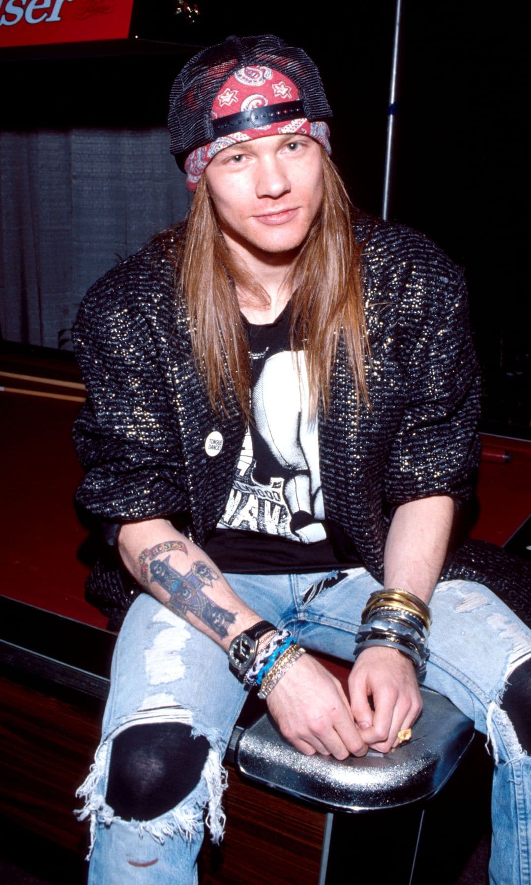 Axl Rose is the lead singer of Guns N' Roses, one of the biggest bands from the '80s and '90s