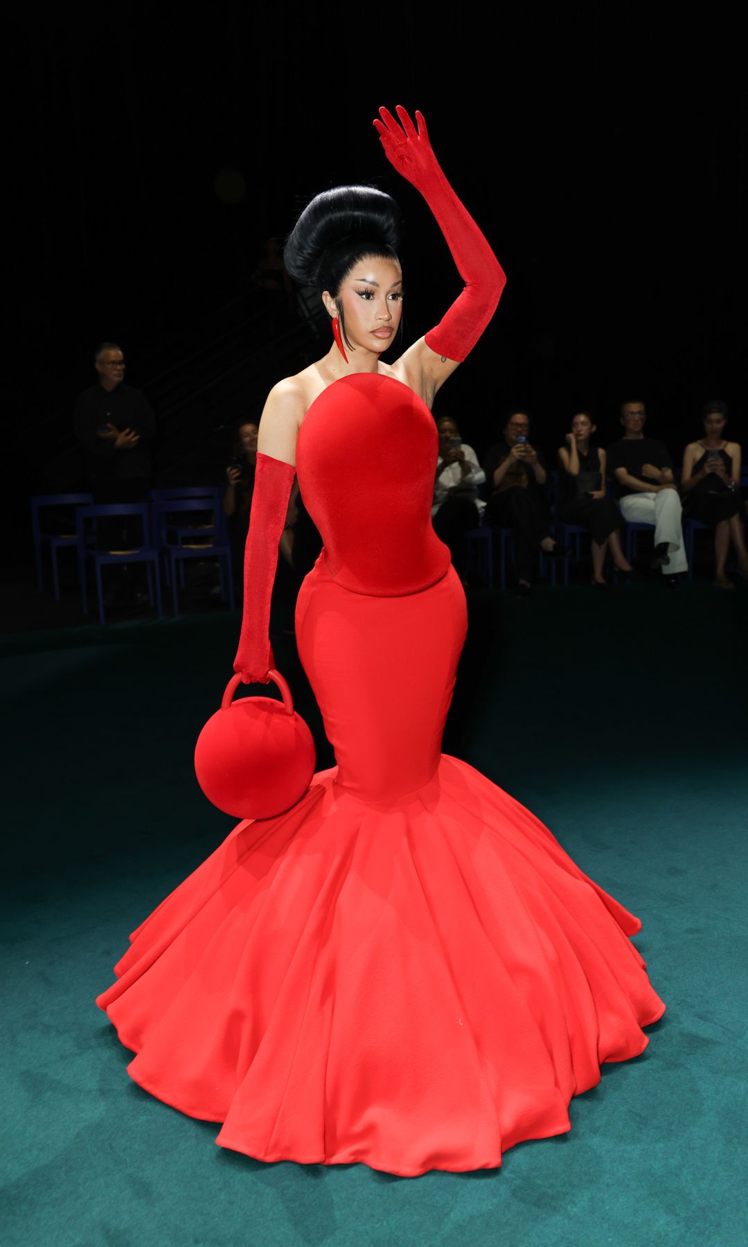 Cardi B attends the Robert Wun Haute Couture Fall/Winter 2026/2027