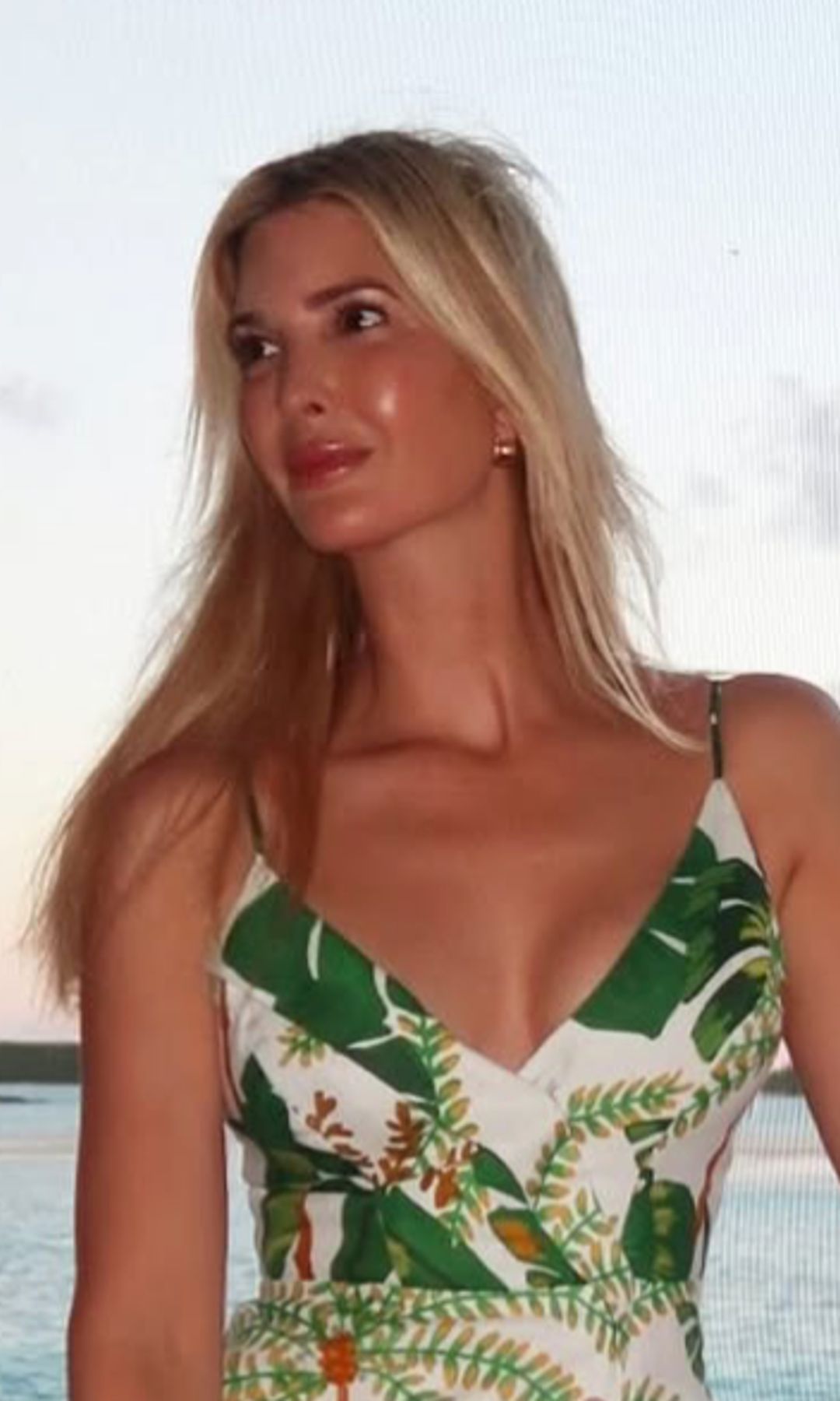 Ivanka Trump shows off her figure in daring cutout dress with ultra-thin straps