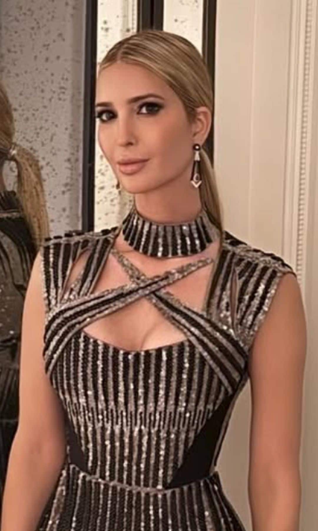 Ivanka Trump shows off her curves in tiny corset and heeled sandals in London outing