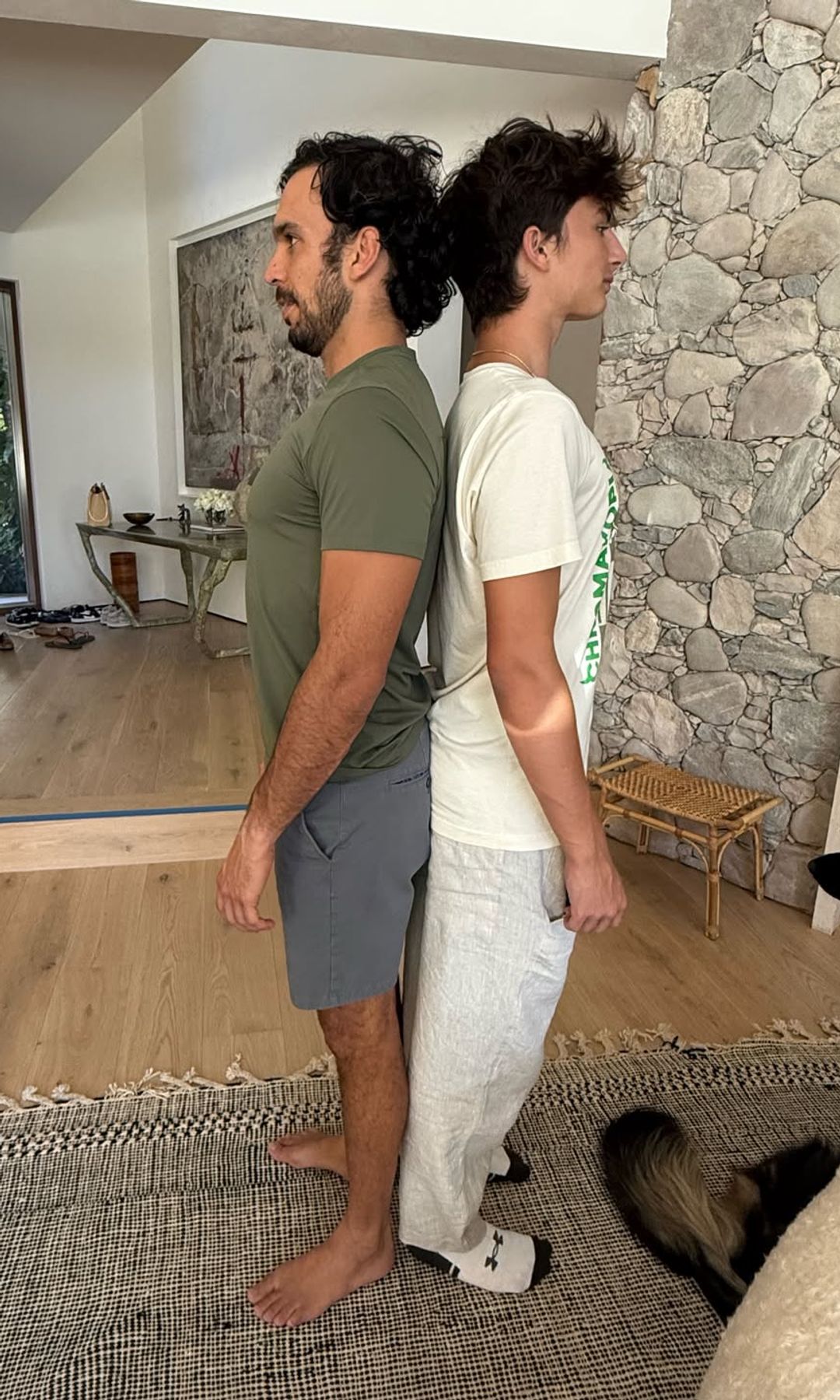 Bundchen shared various photos of Valente and her kids