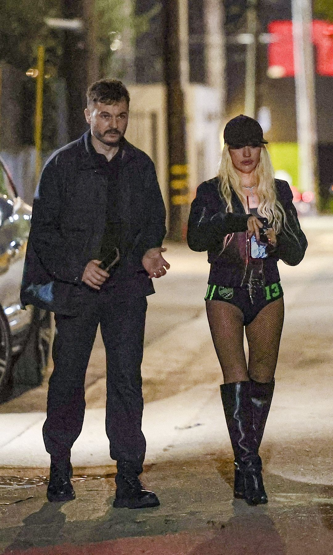 Aguilera and Rutler were some of the guests at the World Cup in Los Angeles