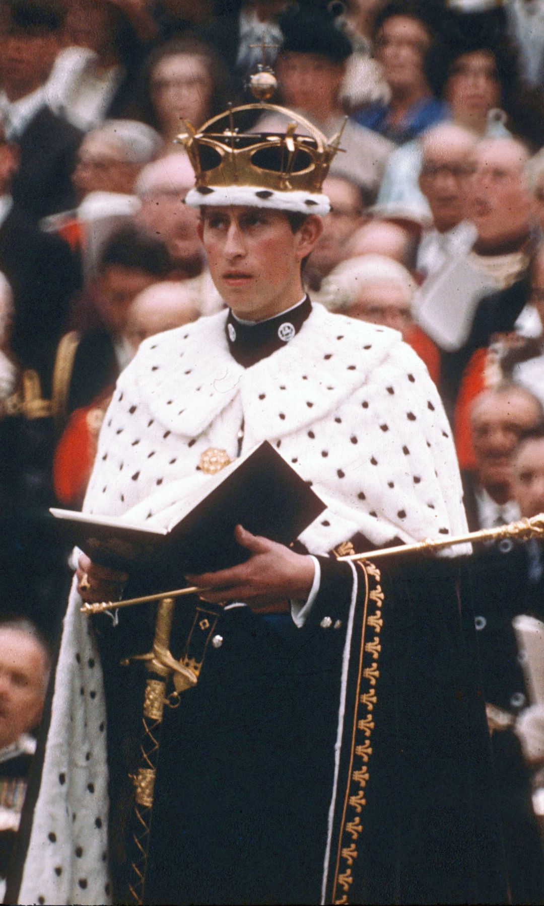 Prince Charles was crowned as Prince of Wales in 1969