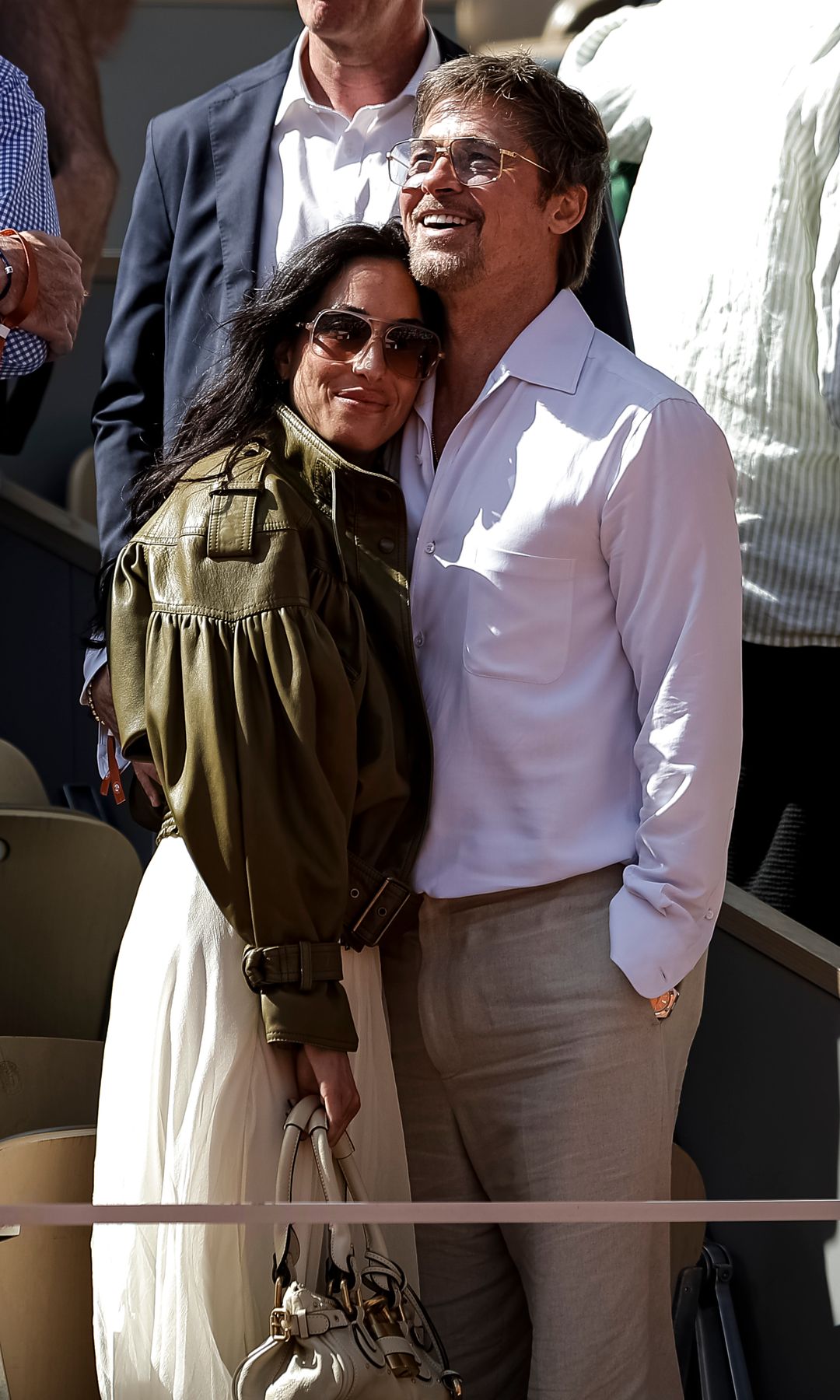 Brad Pitt y su novia Inés de Ramón 