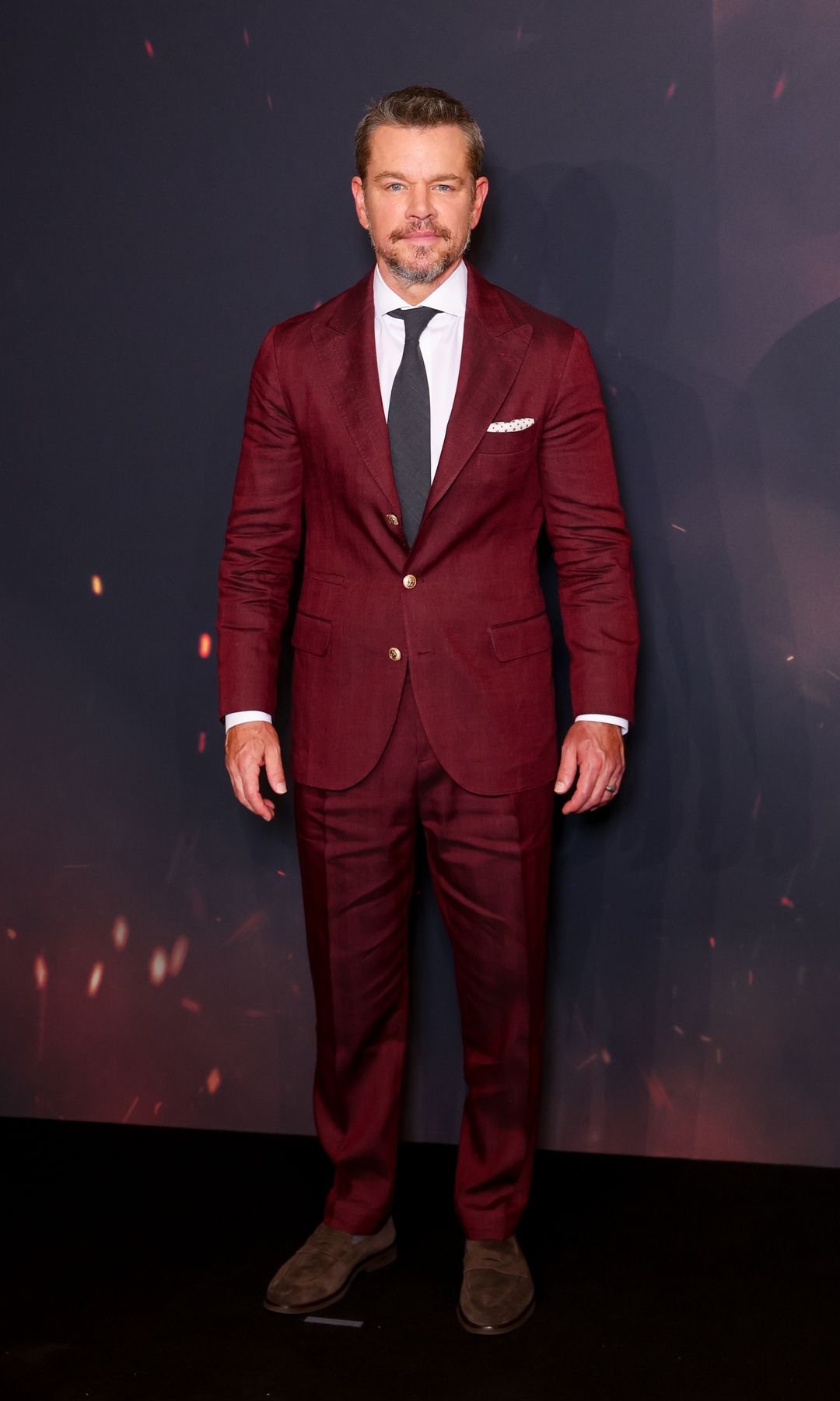 Matt Damon at the "The Odyssey" Paris Premiere