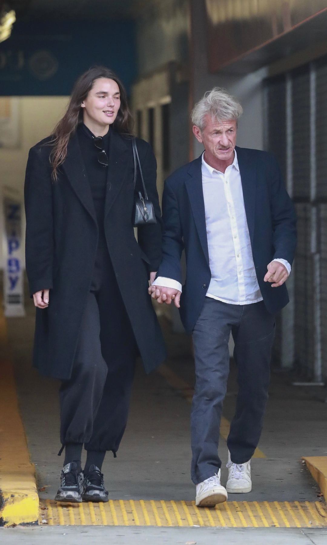 Penn and his girlfriend were spotted in Santa Monica