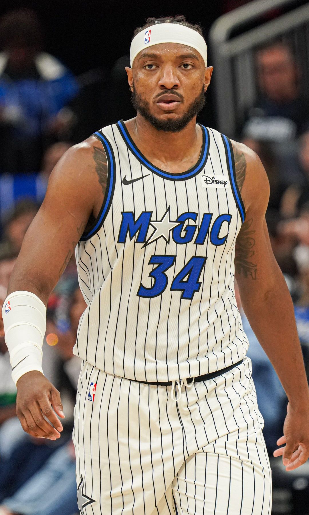 Orlando Magic center Wendell Carter Jr #34 at the Kia Center, October 22, 2025