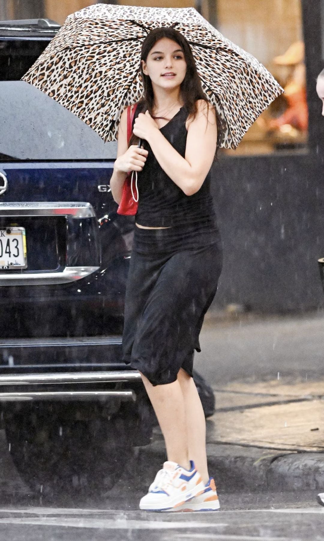 Suri wears her sneakers for all kinds of occasions