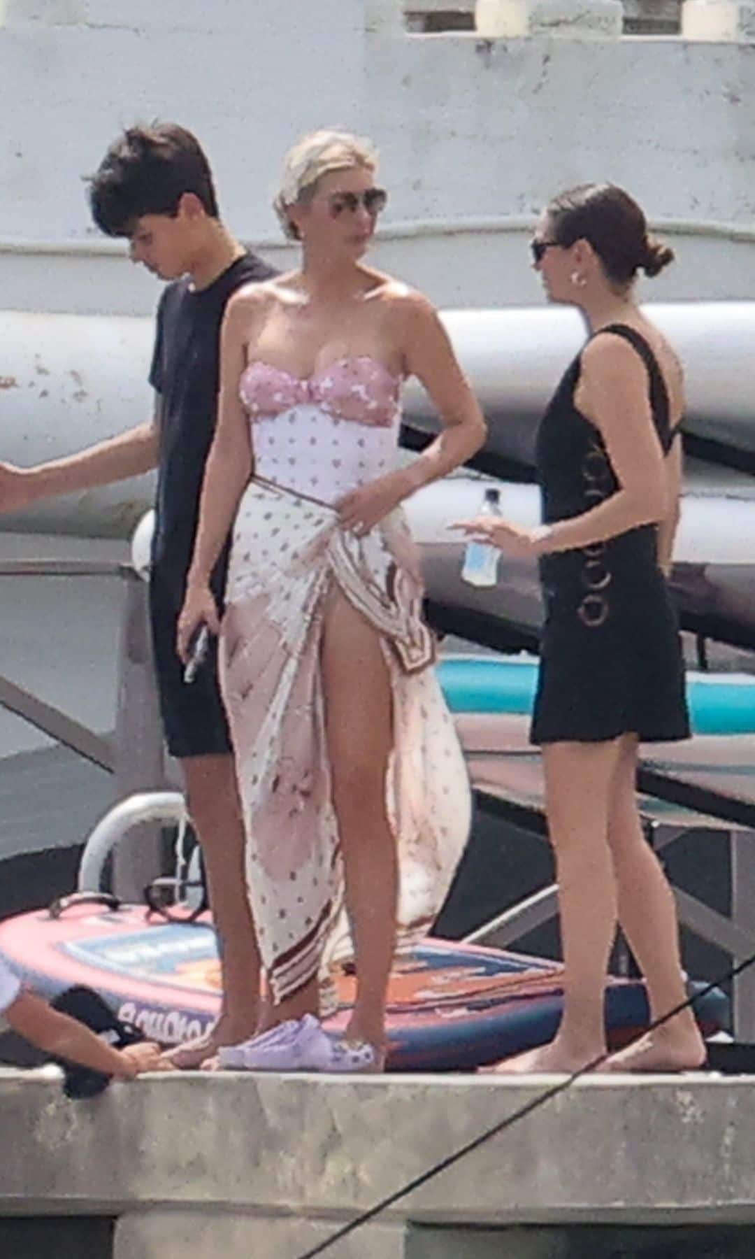 Ivanka Trump stuns in a mellow pink look for sunny Miami yacht outing