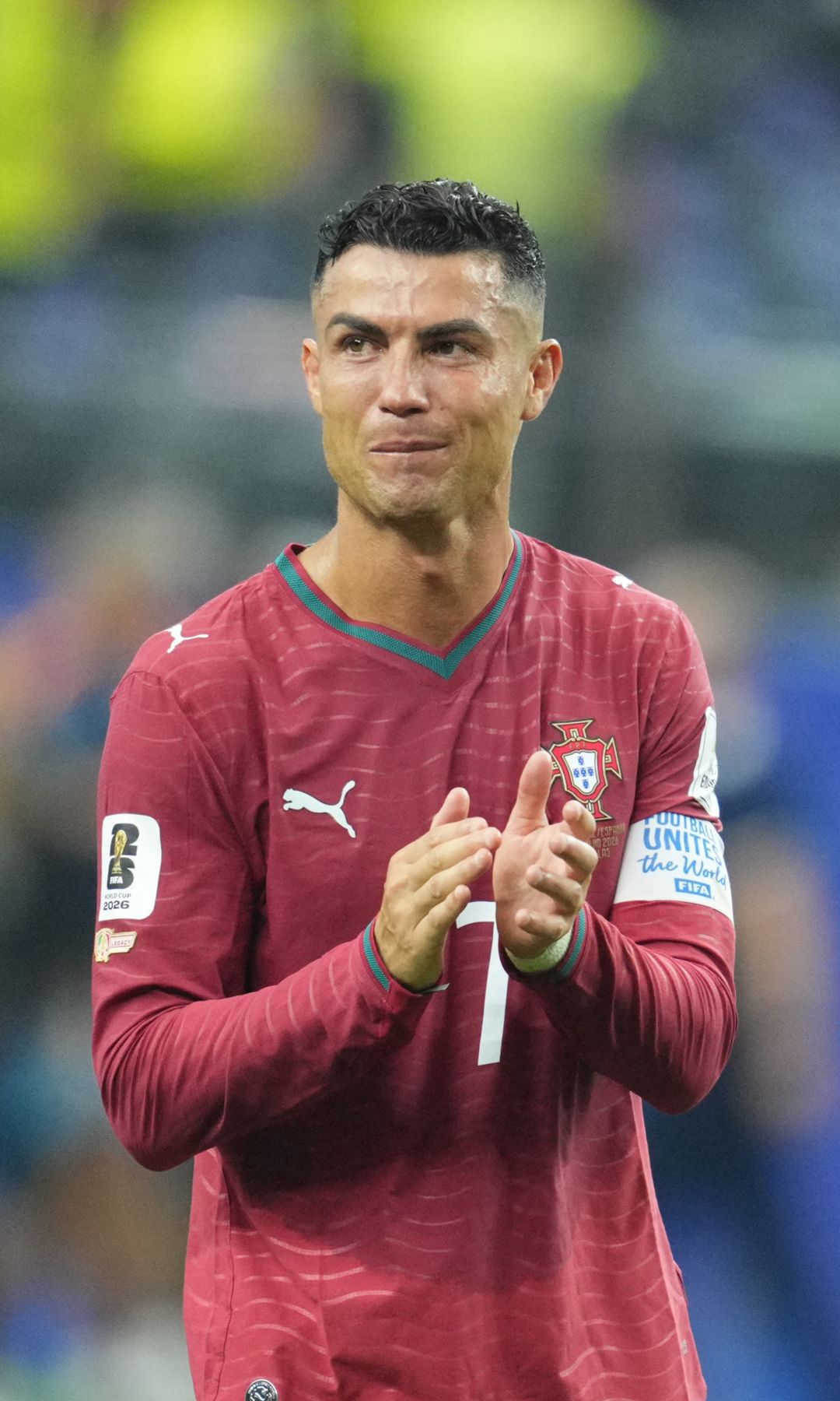 Cristiano Ronaldo (Portugal) during Round of 16 FIFA World Cup 2026, Portugal and Spain, Dallas, United States, USA on July 06 2026. (Photo by Ulrik Pedersen/NurPhoto via Getty Images)