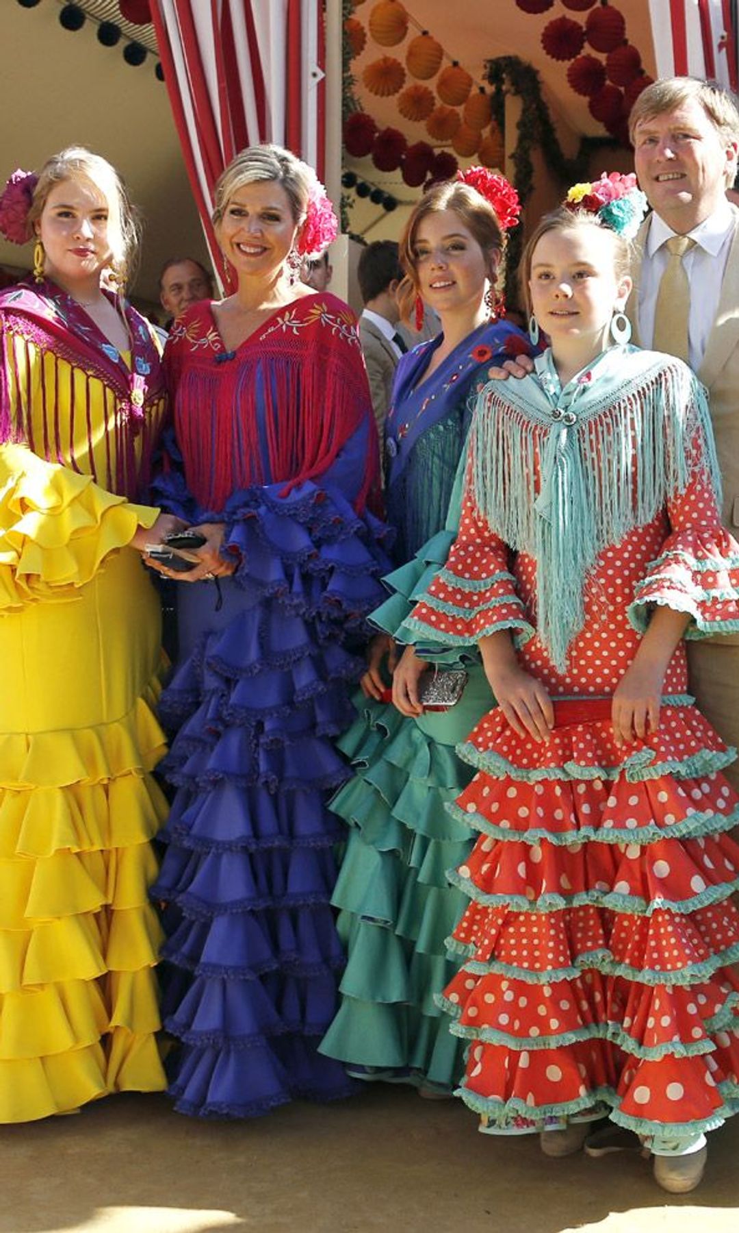 1. Princesses Amalia, Alexia, and Ariane of the Netherlands