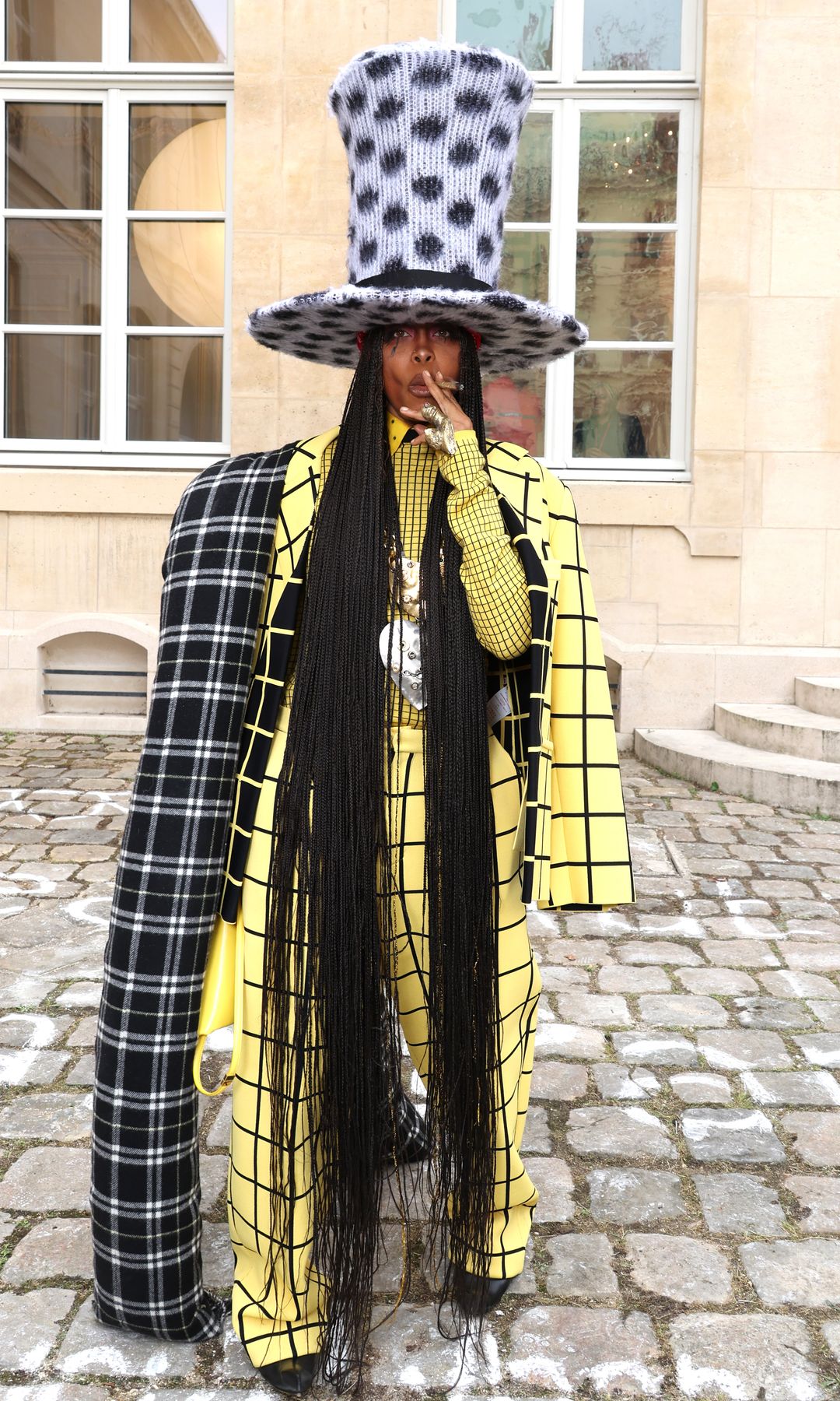 Erykah Badu attends the Marni Womenswear Spring/Summer 2024 show as part of Paris Fashion Week on September 27, 2023 in Paris