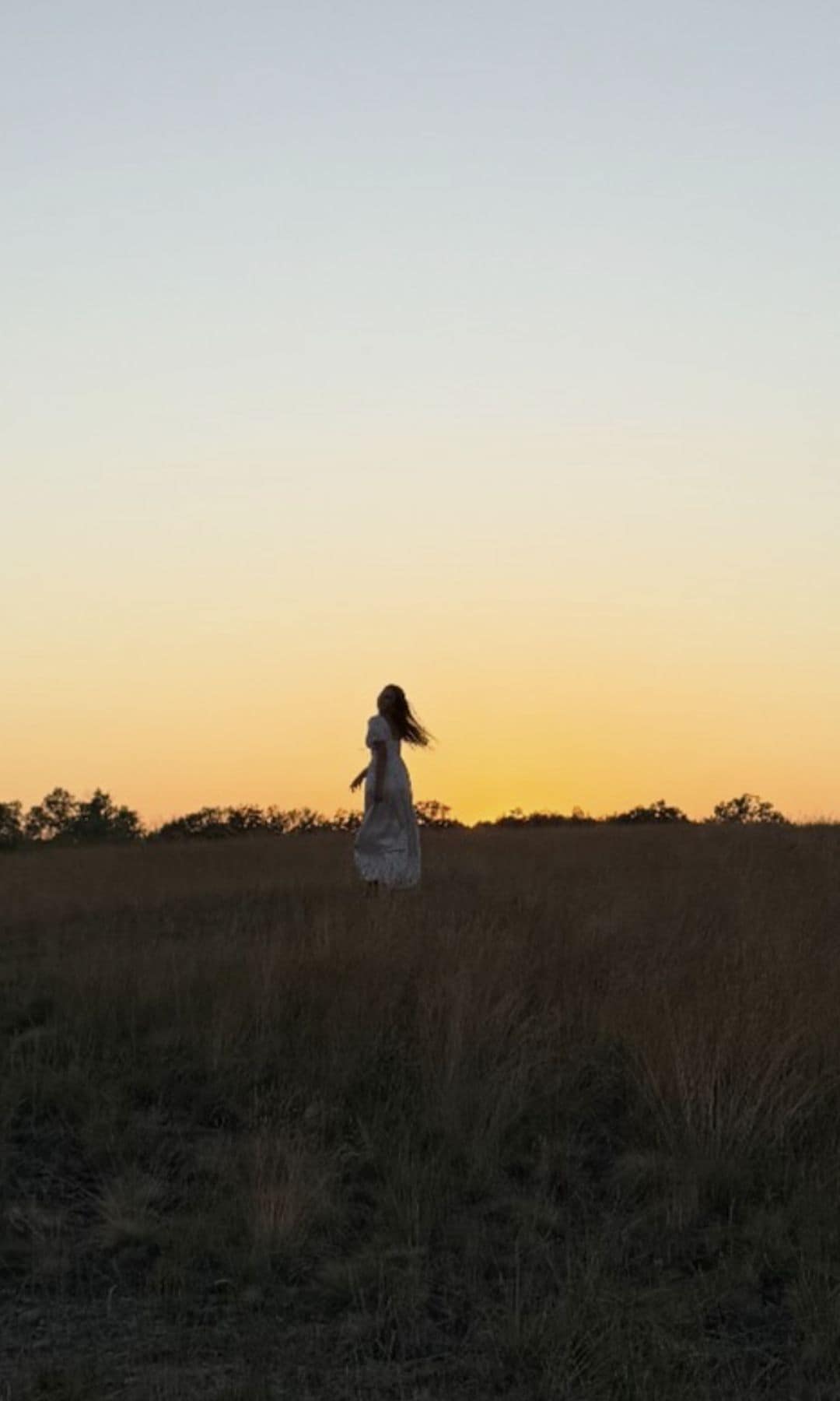 The photos were captured at dusk, in New Jersey
