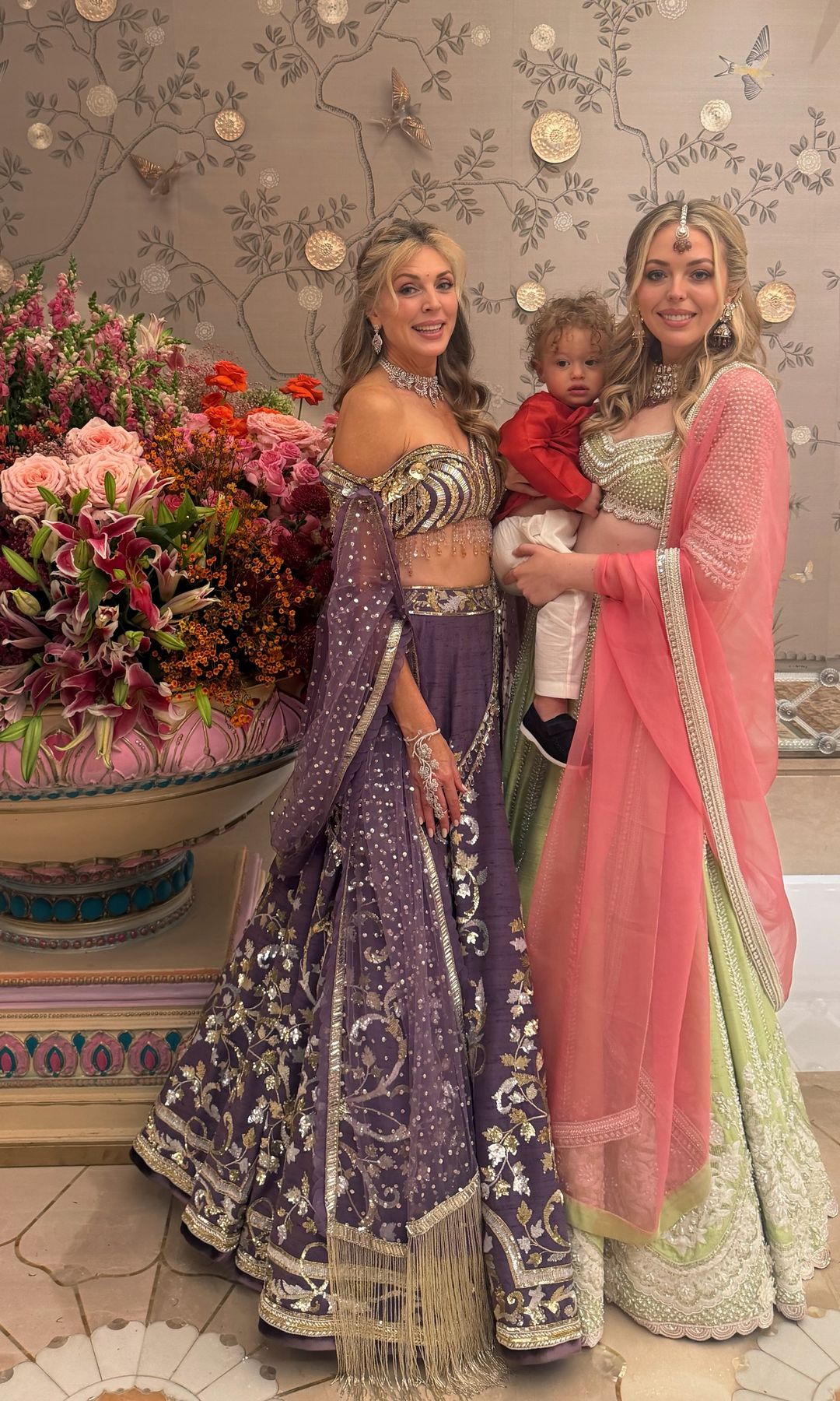 Tiffany, her mother Marla Maples, and her son Alexander
