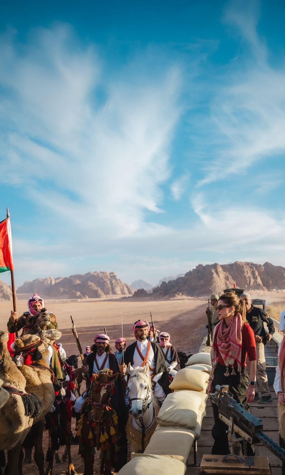 Queen Rania and Princess Salma Visit Wadi Rum
