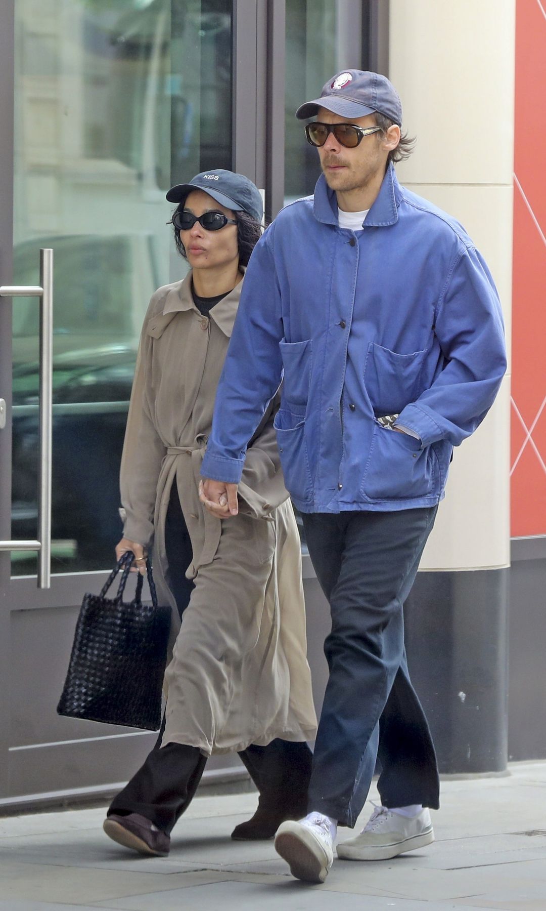 Harry Styles and Zoë Kravitz were seen sharing their first public kiss in London
