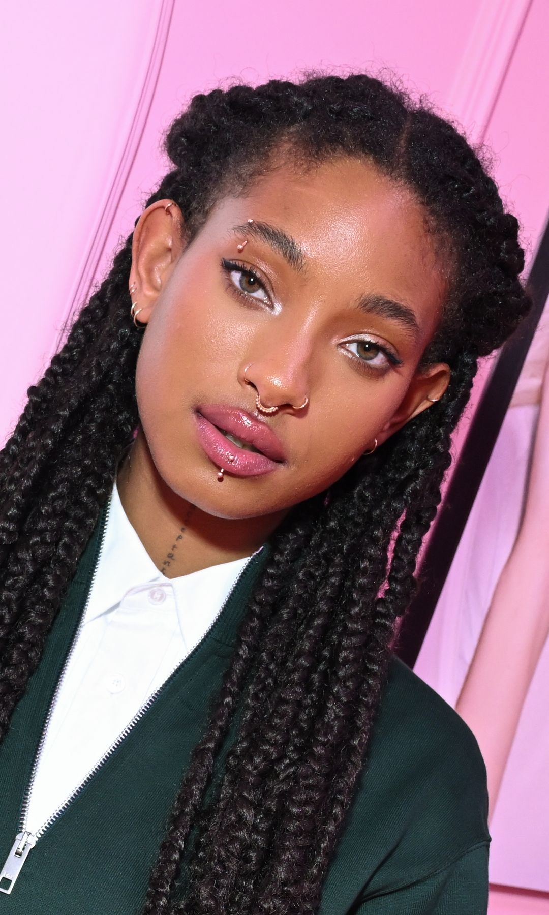 Willow Smith captivates in ethereal purple gown and gold embellishments as she announces new album 'The Thread'