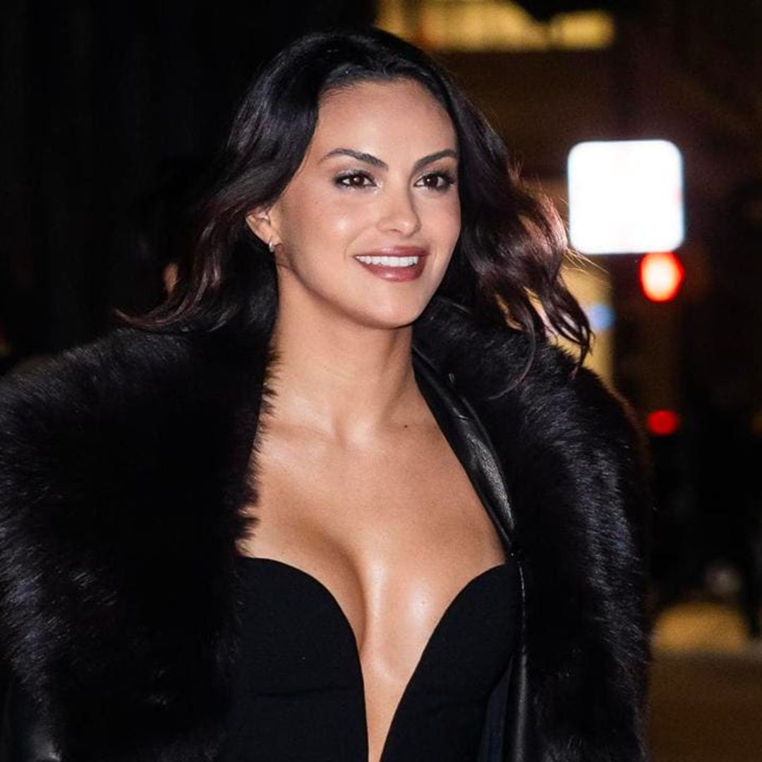 Camila Mendes wears stylish jumpsuit with plunging neckline at the premiere of her new film