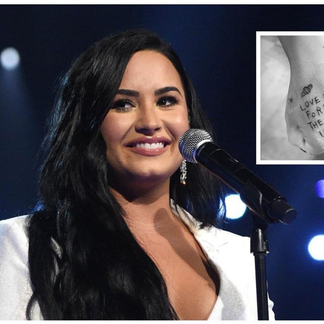 Demi Lovato debuts meaningful hand tattoo: ‘Love Will Live Forever’