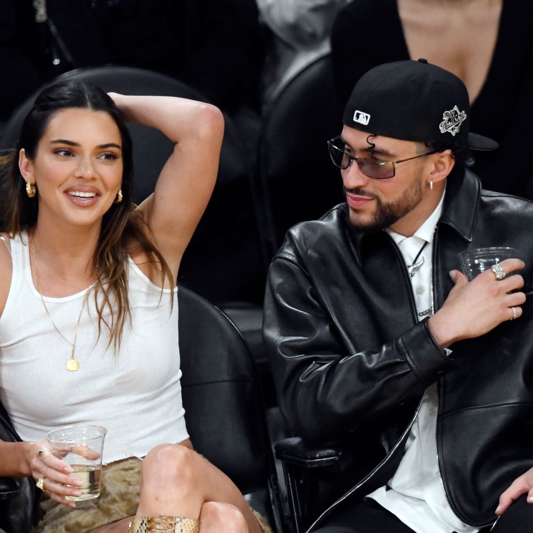 Kendall Jenner and Bad Bunny spotted at the NBA Playoffs game after brief interaction at the Met Gala