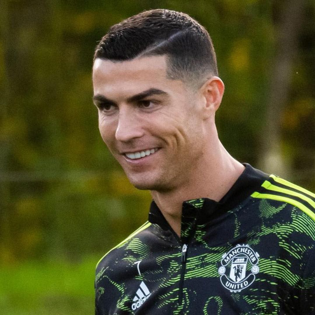 Cristiano Ronaldo returns to practice after brief suspension; says he is, “back on track”