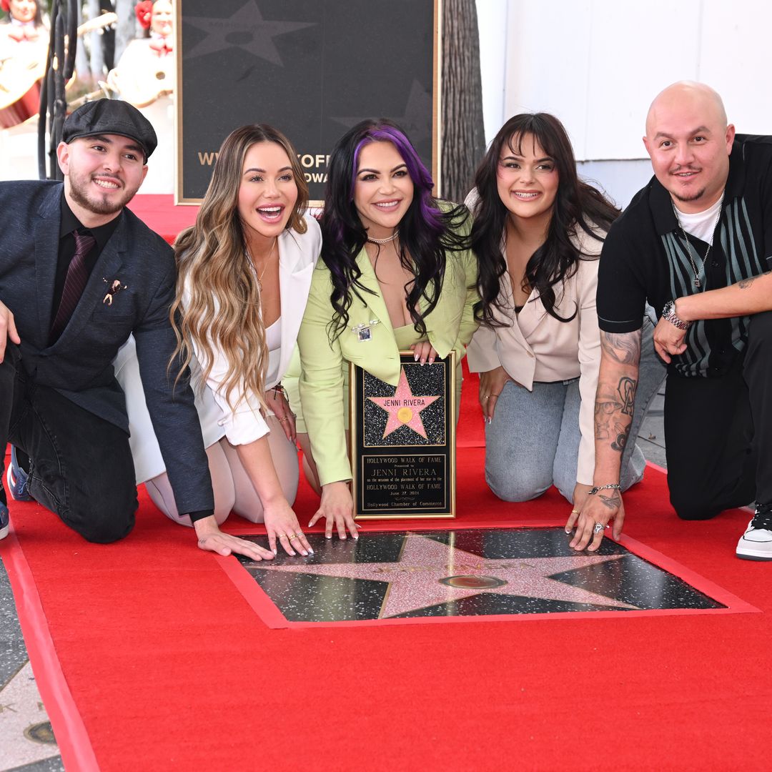 Jenni Rivera's children celebrate her star on the Hollywood Walk of Fame