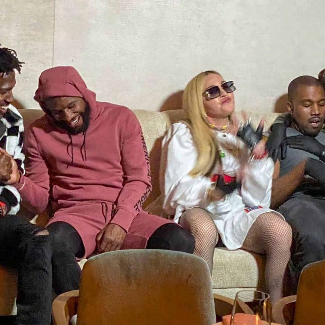 Madonna, Kanye West, Julia Fox, and Floyd Mayweather gather at a private party at Delilah