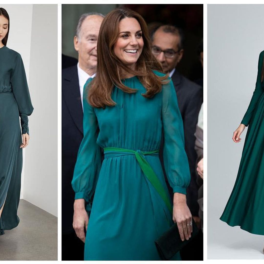 Love Kate Middleton's teal maxi dress? Get the look for less