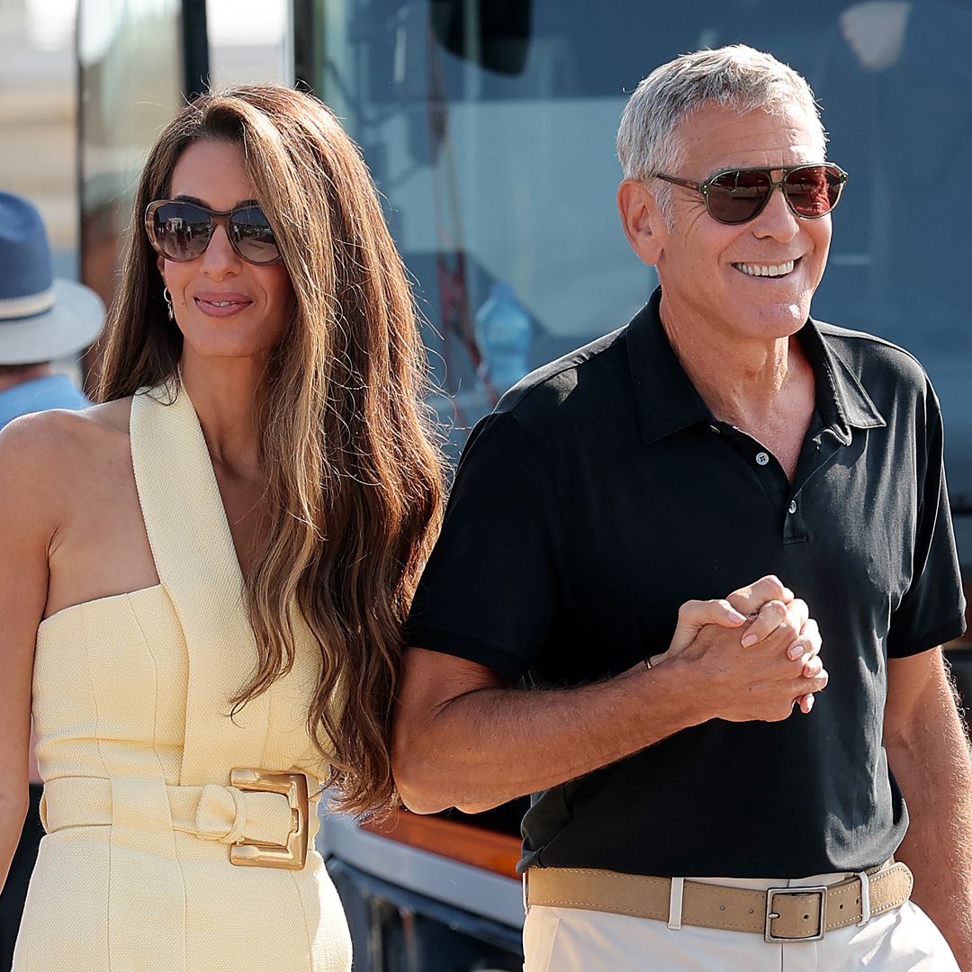 George Clooney embraces his silver fox era with Amal in Italy for the Venice Film Festival