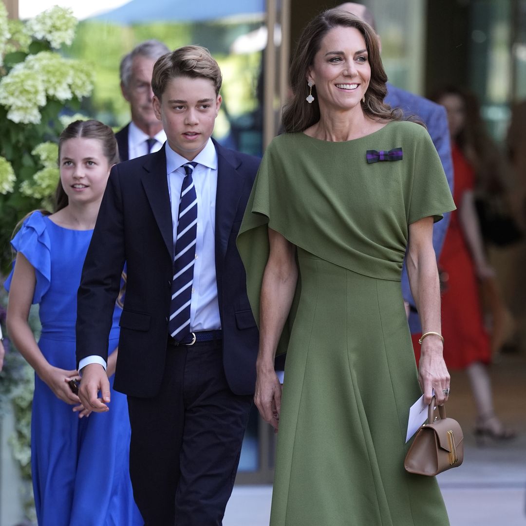 Kate Middleton closes out Wimbledon in style alongside Prince William and their children