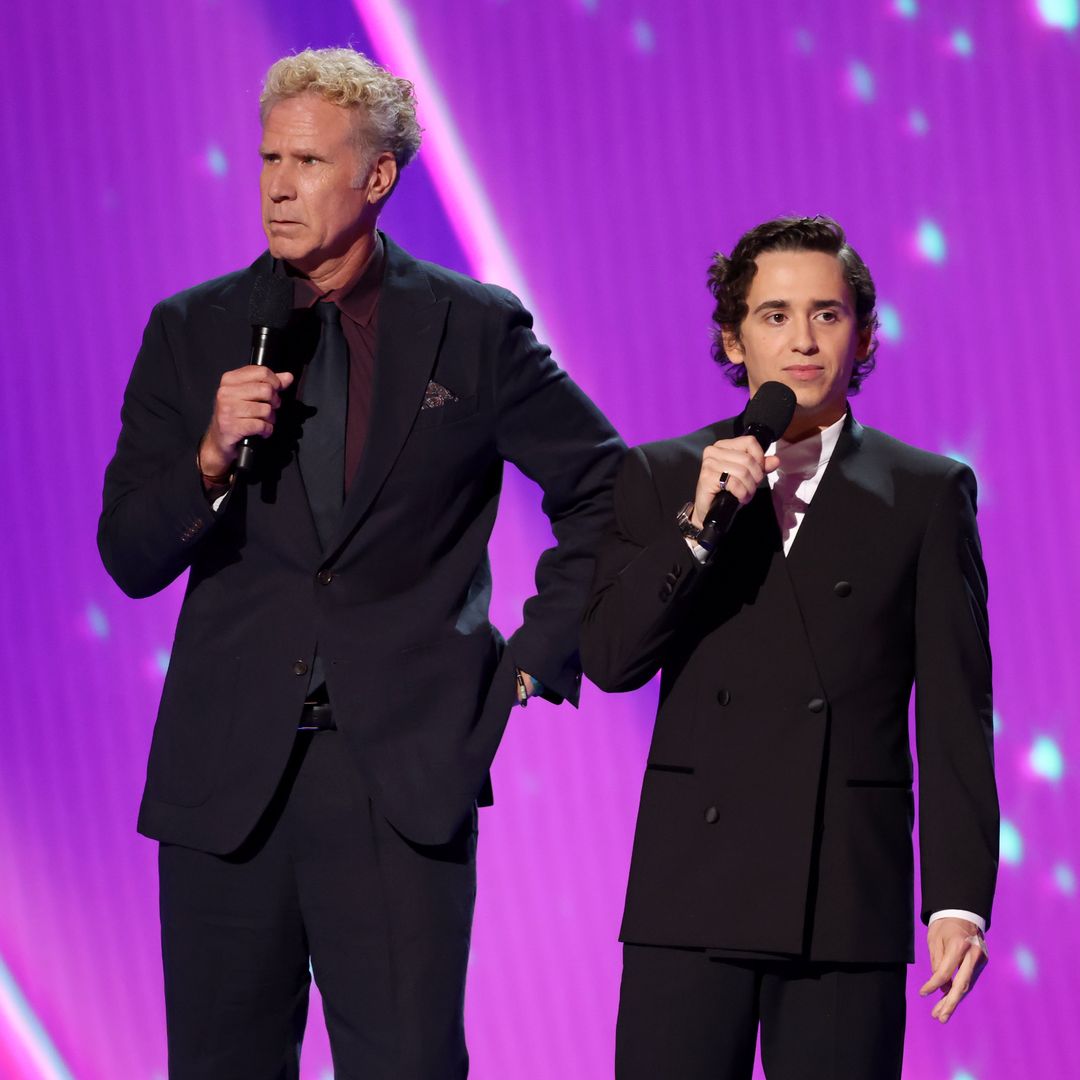 Will Ferrell and Marcello Hernandez speak onstage during the 2026 ESPY Awards